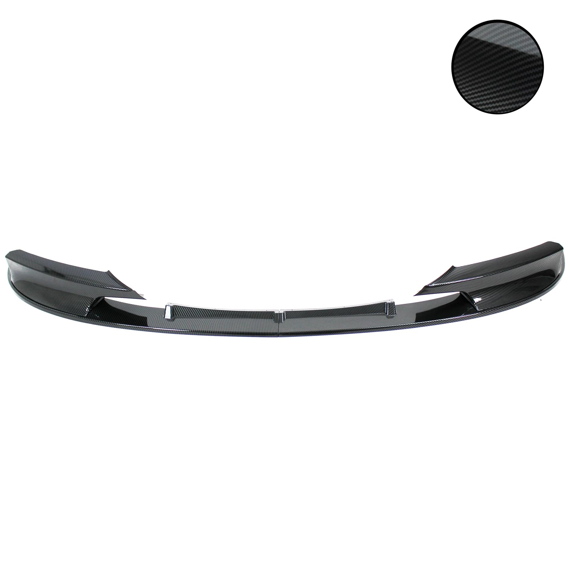 Frontspoiler Frontspoilerlippe Frontflap Spoiler Splitter Carbon Optik, 2-teilig+ABE+ für F30, F31, 10/2011-2019 passend – Bild 2