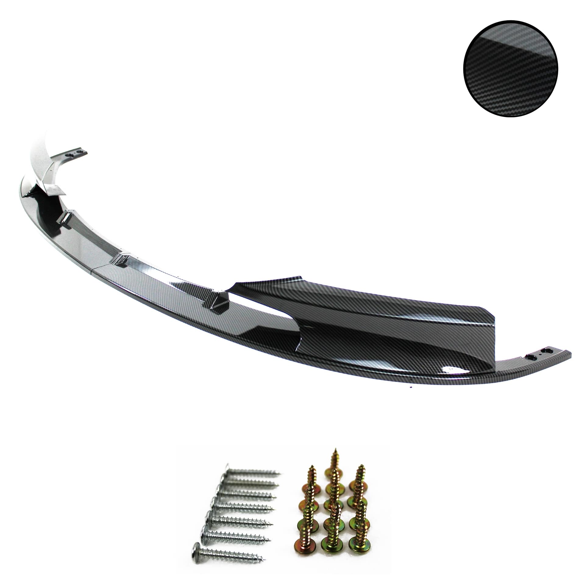 Frontspoiler Frontspoilerlippe Frontflap Spoiler Splitter Carbon Optik, 2-teilig+ABE+ für F30, F31, 10/2011-2019 passend – Bild 4