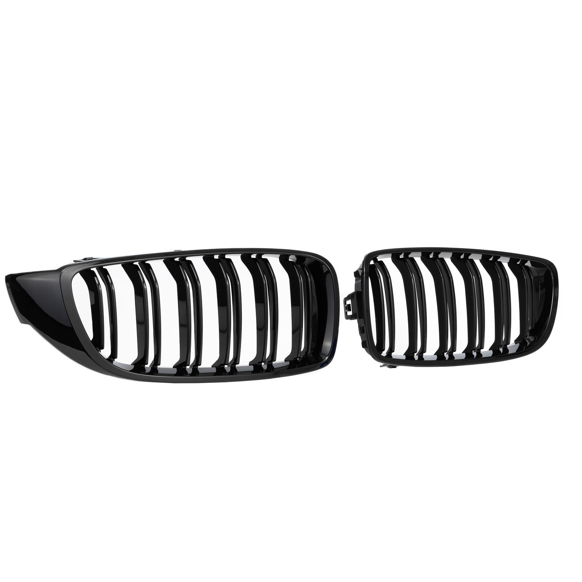 Kühlergrill Doppelrippe schwarz glänzend passend für BMW F32 Coupe F33 Cabriolet /F36 Gran Coupe, 4er ab Bj. 2013- 2018 – Bild 3