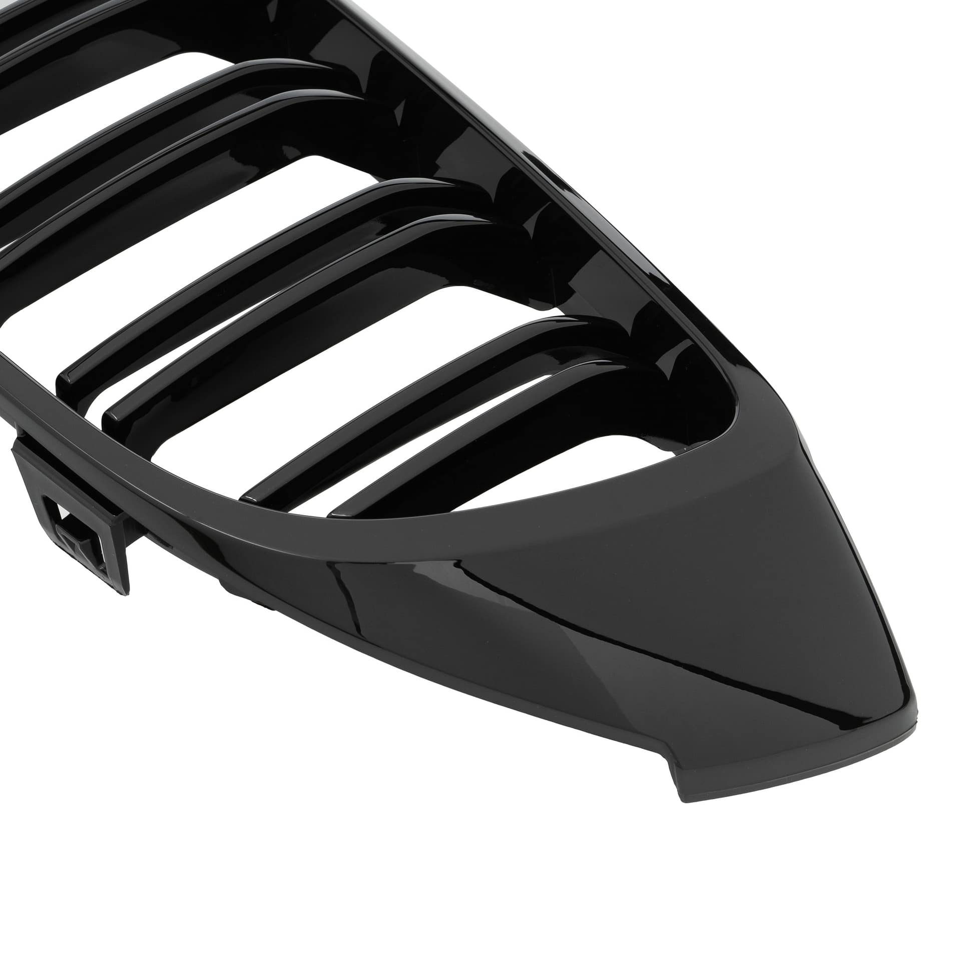 Kühlergrill Doppelrippe schwarz glänzend passend für BMW F32 Coupe F33 Cabriolet /F36 Gran Coupe, 4er ab Bj. 2013- 2018 – Bild 4