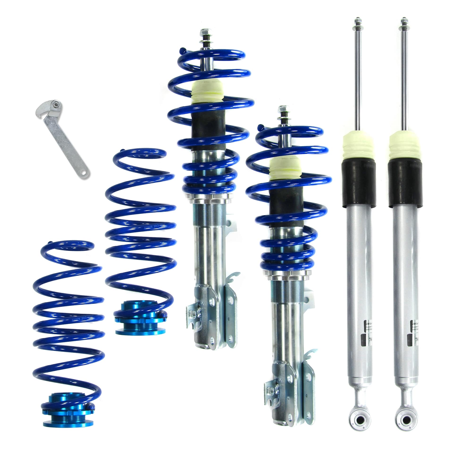 BlueLine Gewindefahrwerk passend für Ford Fiesta Mk 7(JA8) 1.25, 1.4, 1.6, 1.6TDCii, Baujahr 2008 - 2016 passend für For – Bild 2