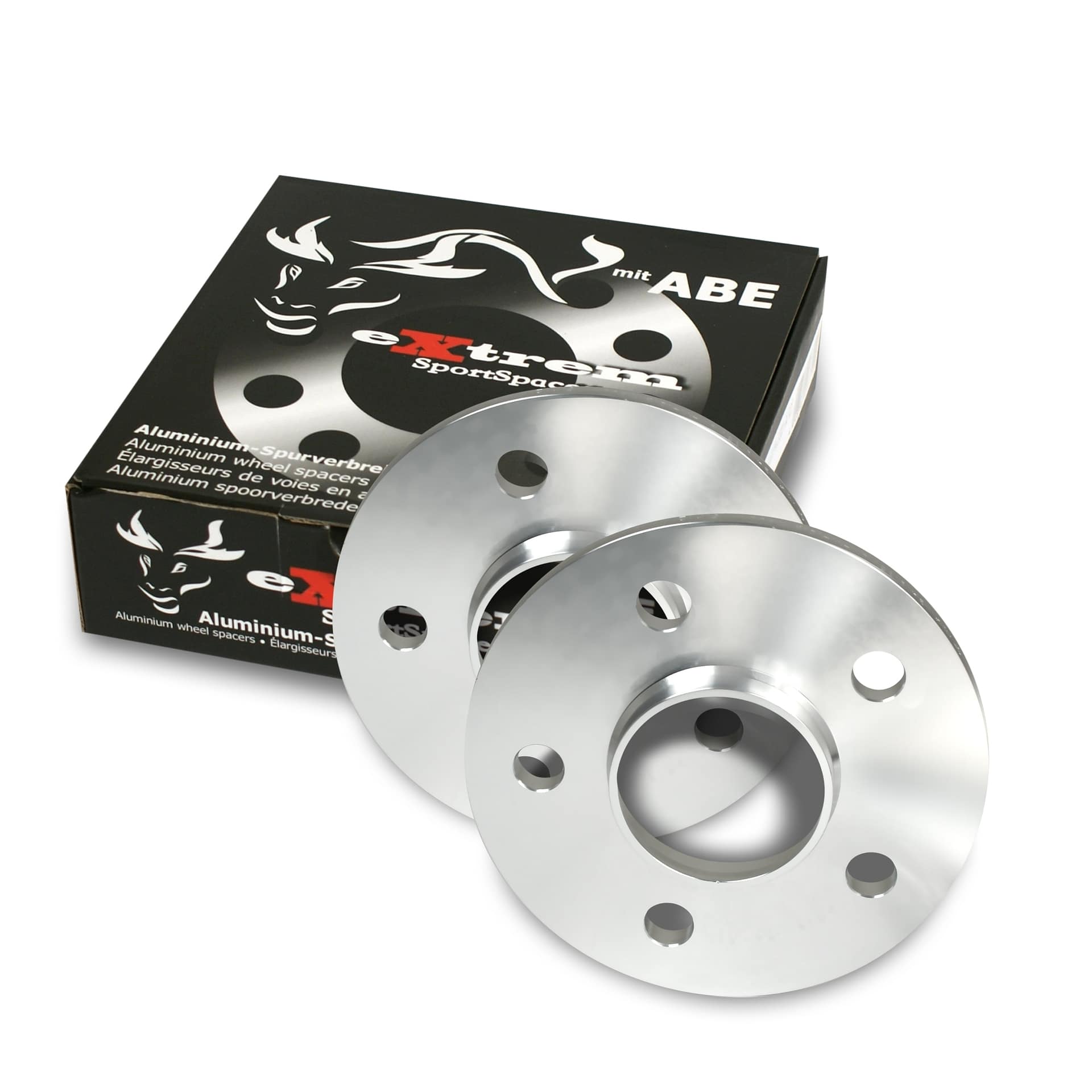 Spurverbreiterung, NJT eXtrem SportSpacer, 20mm 5/112, NLB 66,6 mm, mit Zentrierung passend für Audi/Chrysler/Mercedes/V