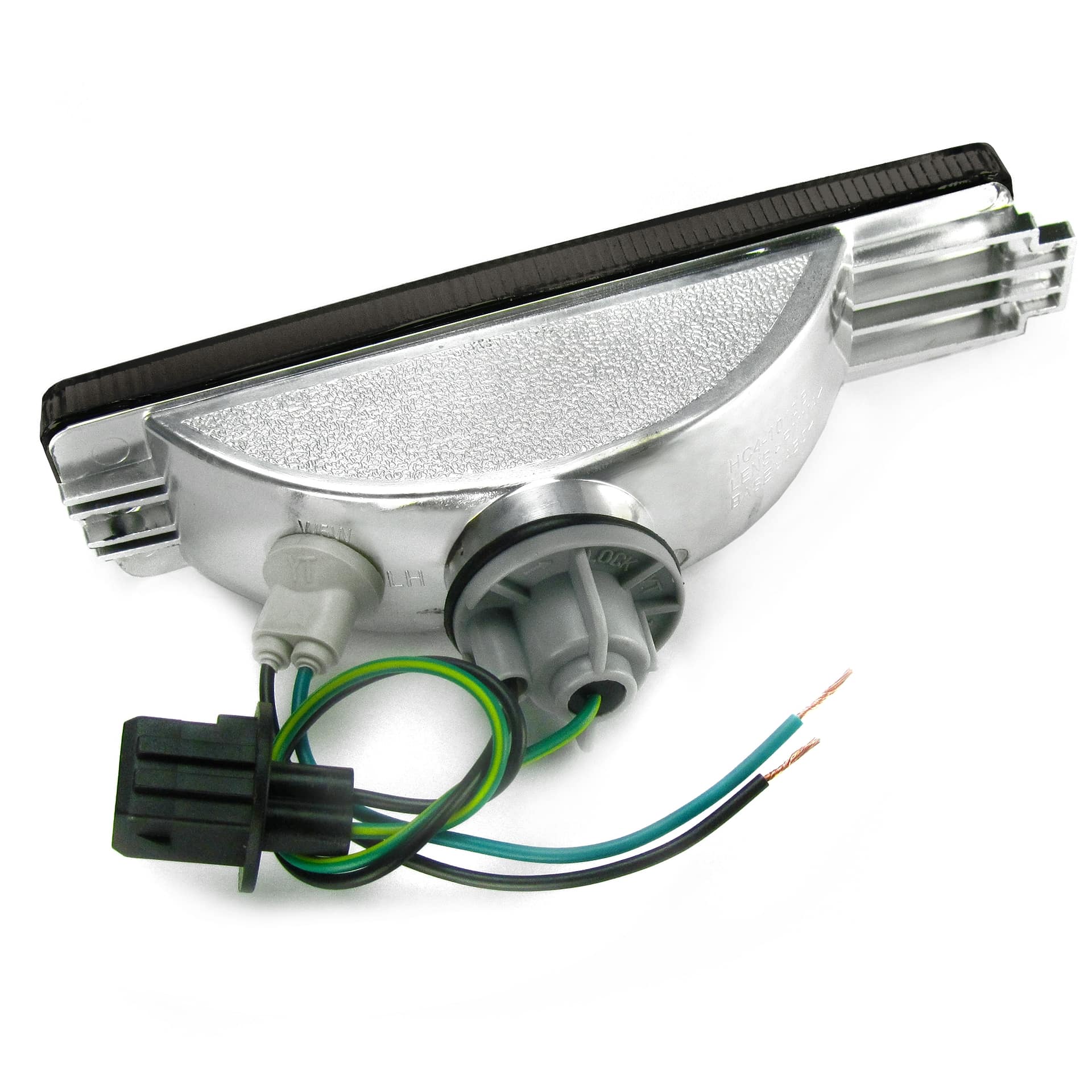 Frontblinker, Blinker, mit Standlichtfunktion, Klarglas / schwarz passend für VW Golf 2 (19E, 1G1) Baujahr 09.1989-12.1 – Bild 2
