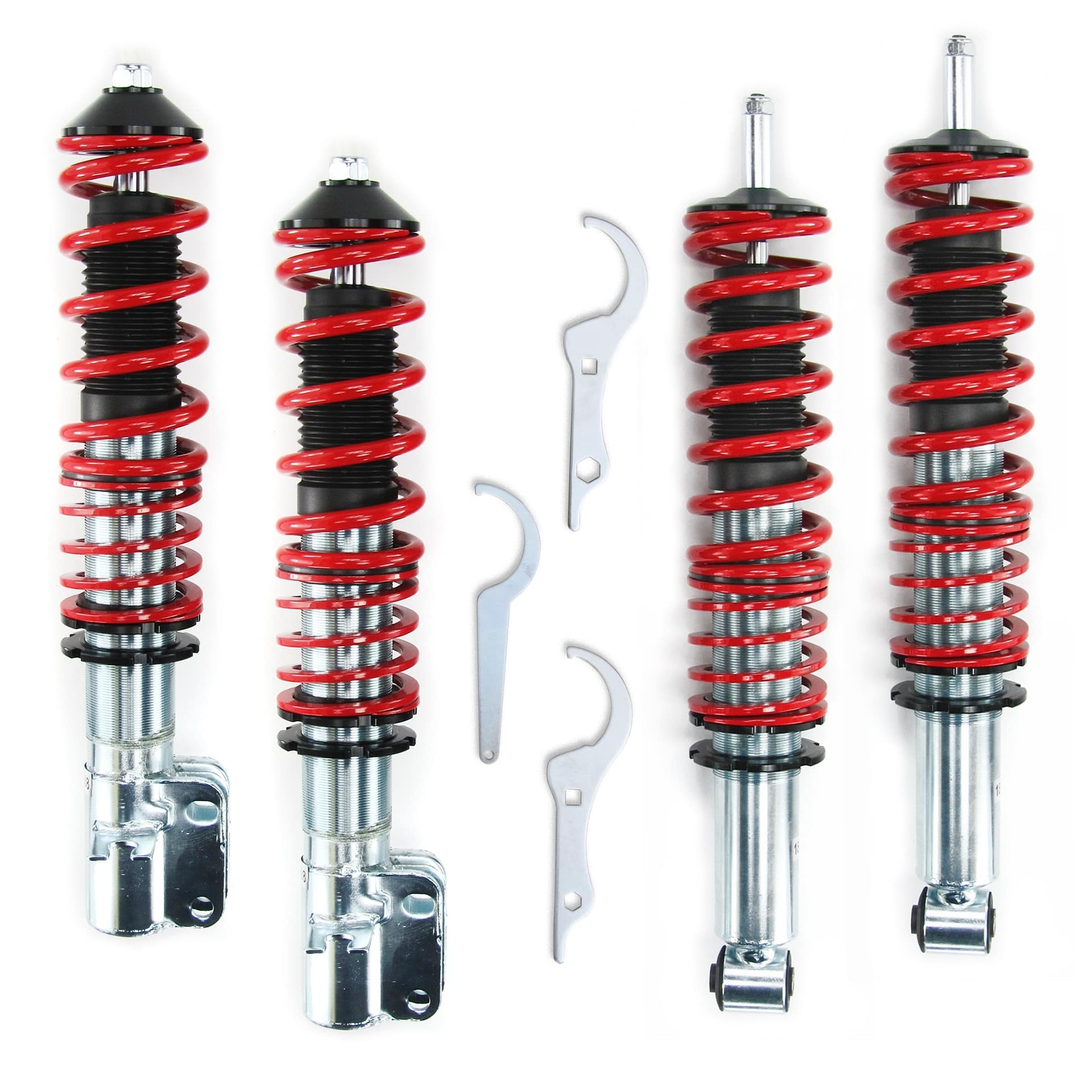 Redline Gewindefahrwerk passend für VW Golf 1, Jetta 1 Baujahr 1974 - 8.1983, Golf 1 Cabrio Baujahr 9.1979 - 6.1993 (155