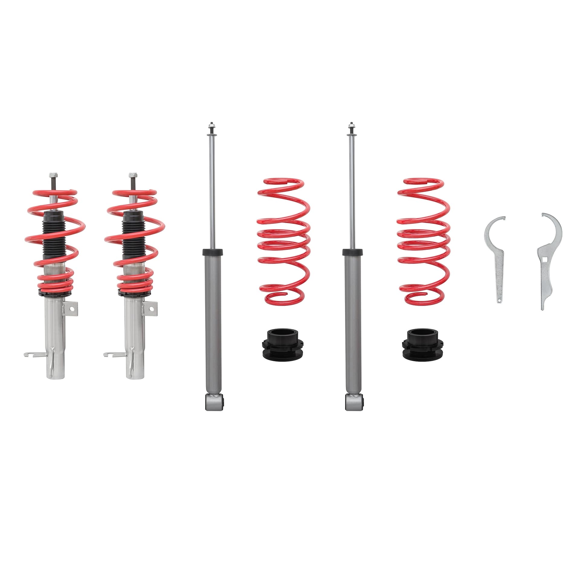 Redline Gewindefahrwerk passend für Mazda 2 DY/B2W 1.25/1.4/1.6/1.4CD 03-07 passend für Mazda 2 DY/B2W 1.25/1.4/1.6/1.4C