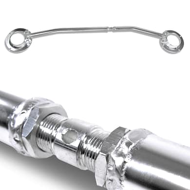 Aluminium Domstrebe verstellbar passend für VW Golf 2 passend für VW Golf 2