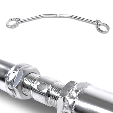 Aluminium Domstrebe verstellbar passend für BMW E46 6 Zylinder passend für BMW E46 6 Zylinder