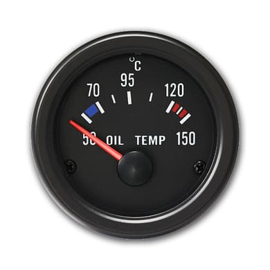 Zusatzinstrument, Youngtimer, Oeltemperatur (50~150°C), schwarz, Ø52mm passend für Vintage-Look
rallye-schwarz
wechselba