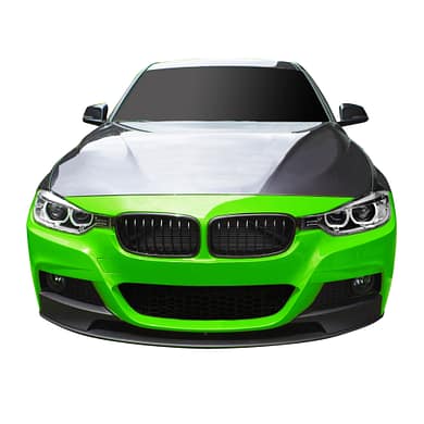 Spoilerlippe, JOM, vorn +ABE+ passt für F30, 10/2011-2019, schwarz matt, einteilig, Sport Look passend für BMW 3er F30 L