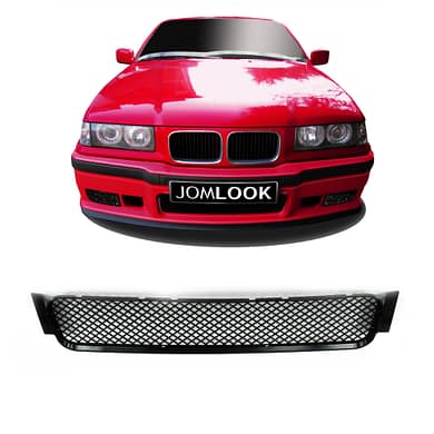 Stoßstangengitter Gitter Grill Front Mitte passend für E36 Sport Stoßstange passend für BMW E36 Limo Coupe Cabrio Tourin