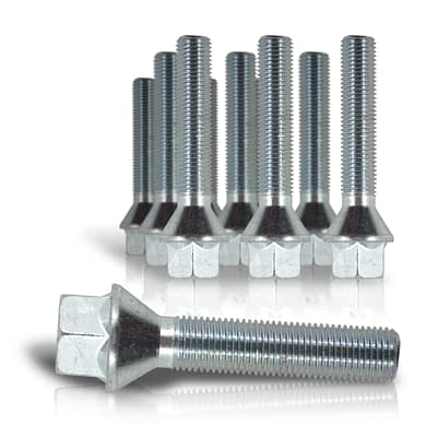 Radbolzen Kegelbund M14 x 1,25 / 38mm, 10 Stück passend für M14 x 1,25 
38mm
10 Stück