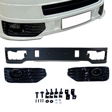Frontspoilerlippe Spoiler Splitter vorne für T5  Facelift mit ABE passend für VW T5 Facelift Bj. 2009-2015 passend für V