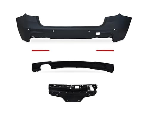 Heckstoßstange im Sport-Design mit PDC-Bohrungen passend für BMW F31 Touring ab Baujahr. 2012-2015 passend für BMW F31 T