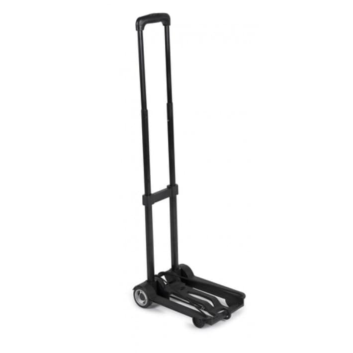 Transport Trolley, Sackkarre, Gepäckträger bis 45 kg mit Teleskopgriff, höhe 95cm, inklusive Spanngurt passend für mit b